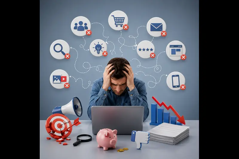 What are the most common mistakes businesses make in digital marketing?